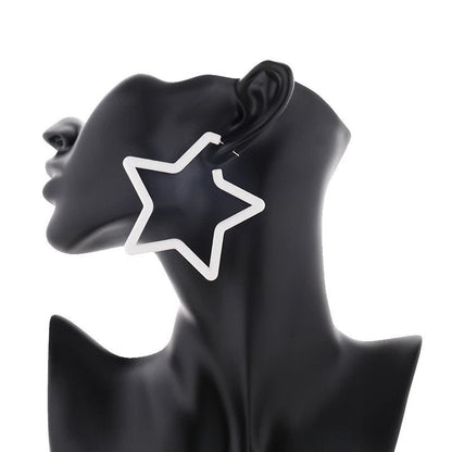 Ear Candy Star Hoop Earrings