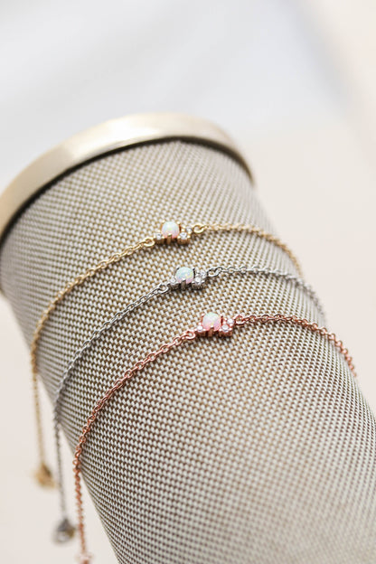 Dainty Opal Bracelet