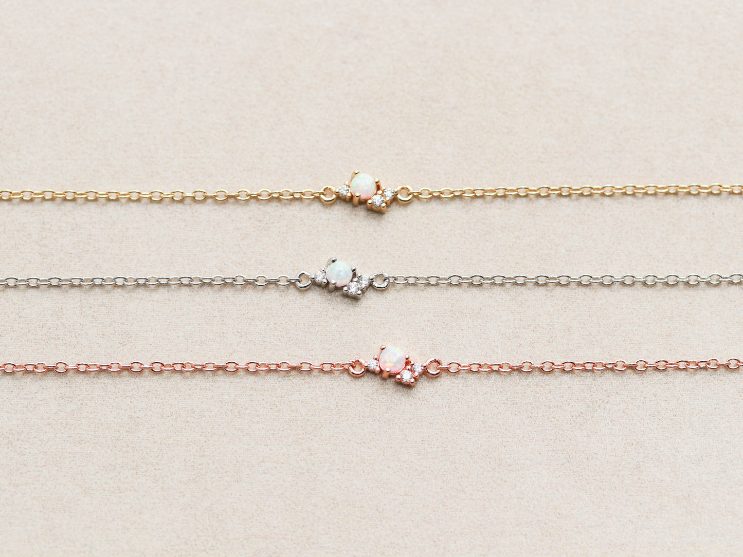 Dainty Opal Bracelet