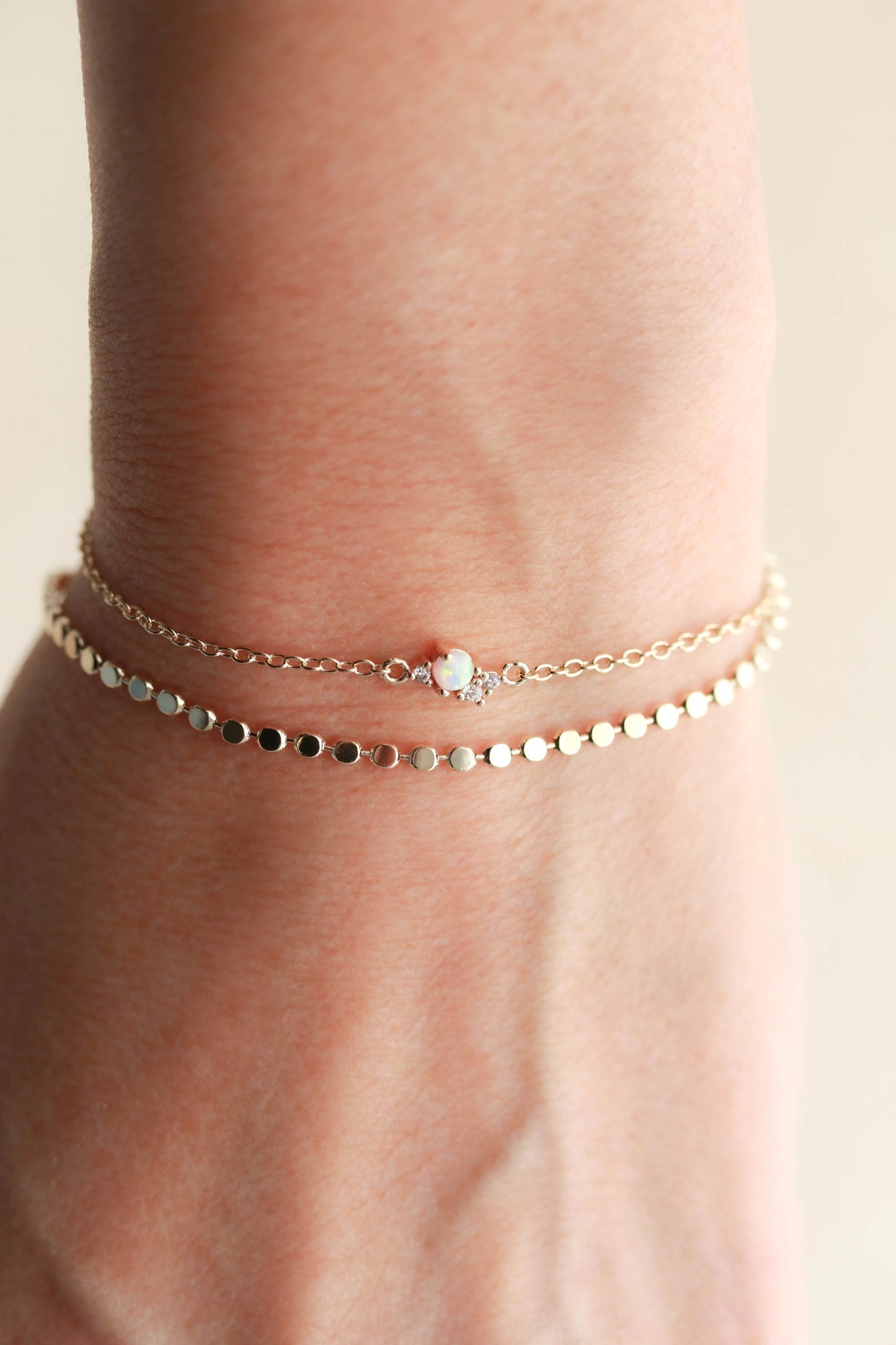 Dainty Opal Bracelet