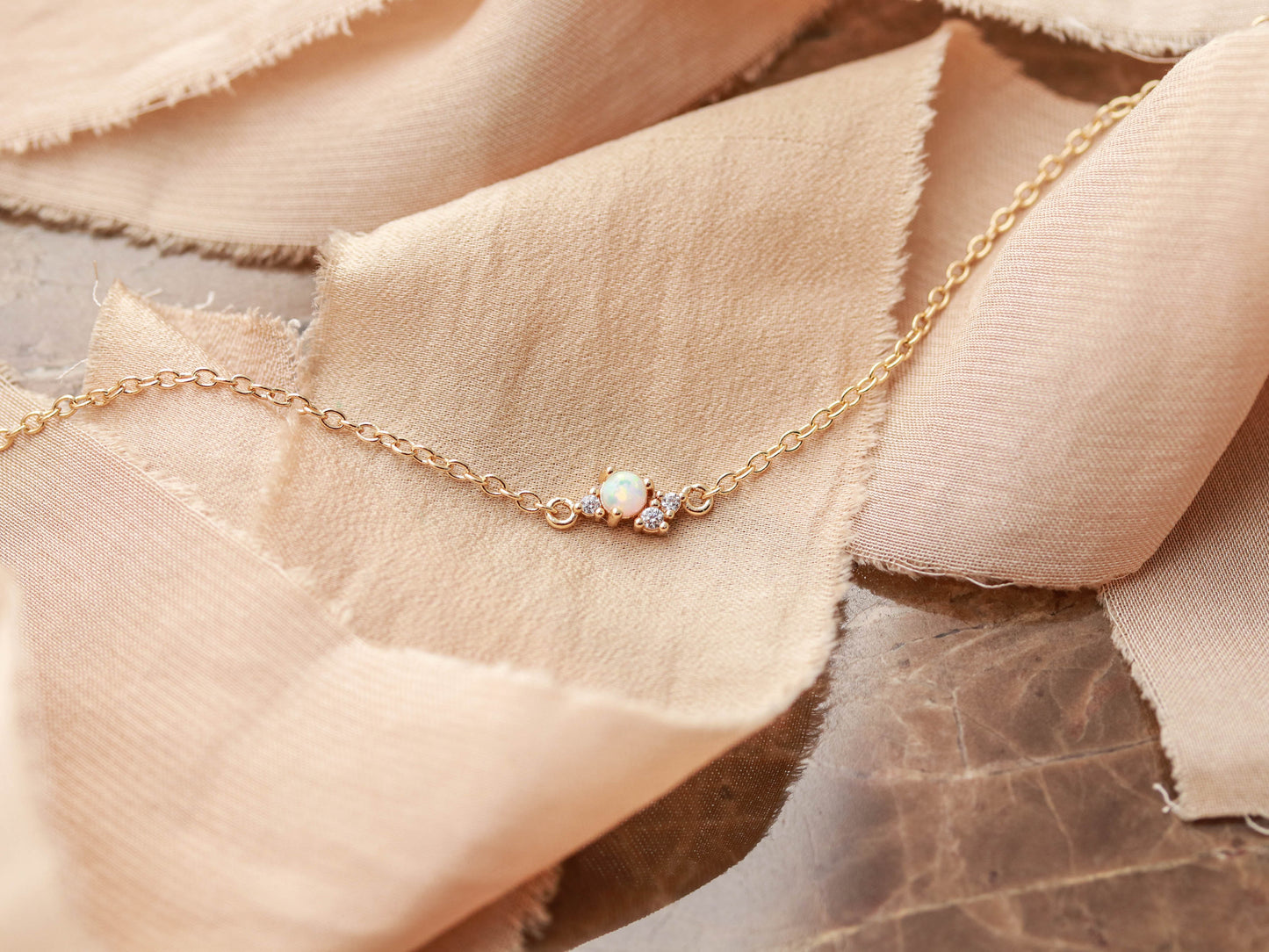 Dainty Opal Bracelet