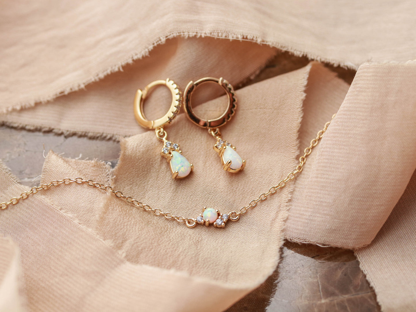 Dainty Opal Bracelet