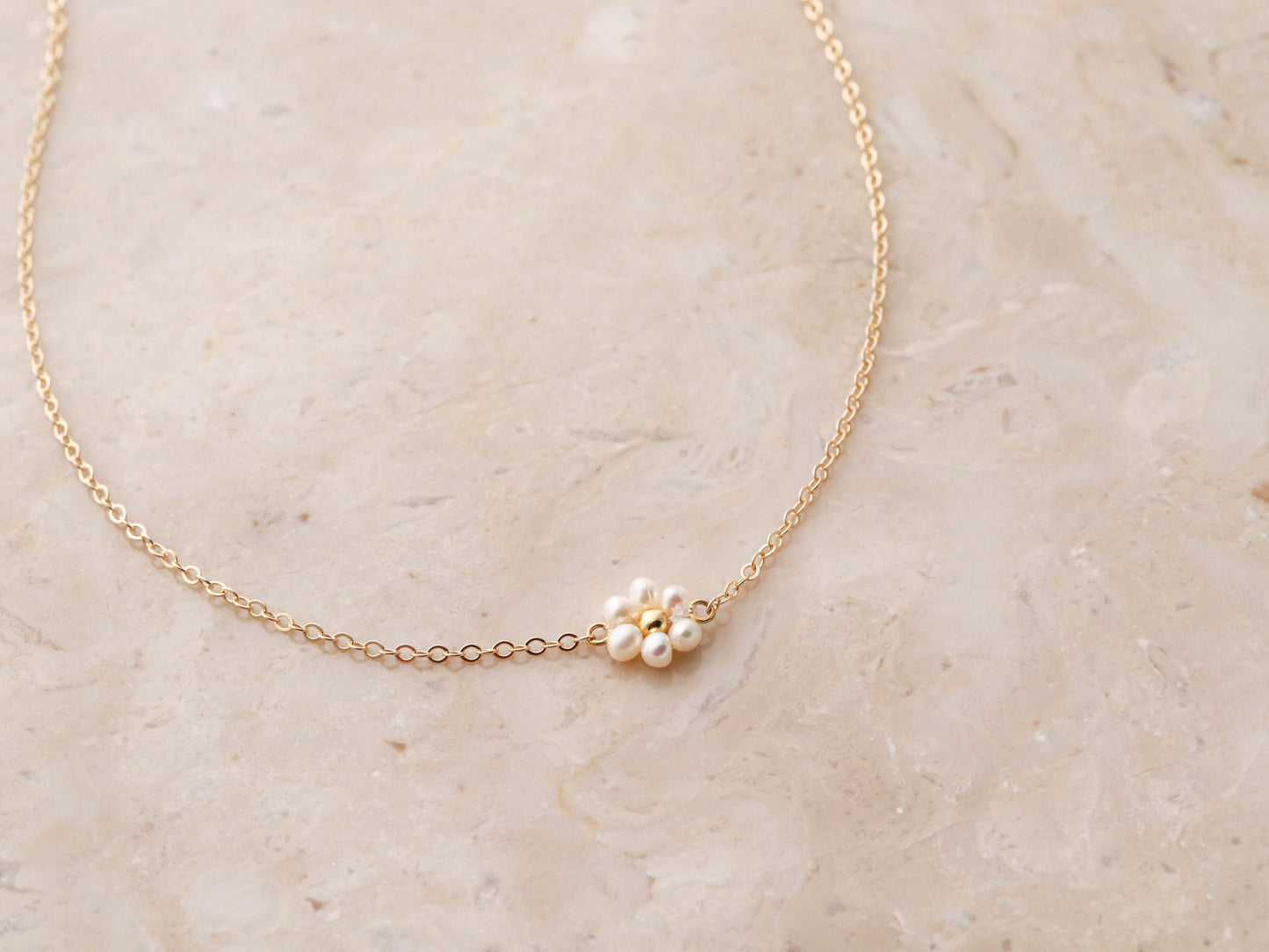 Pearl Flower Necklace