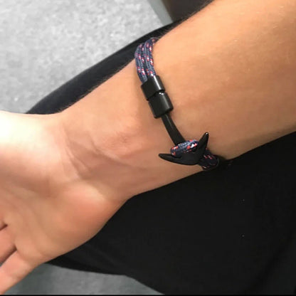 Vater &amp; Sohn – Armband mit nautischem Anker – für immer verbunden