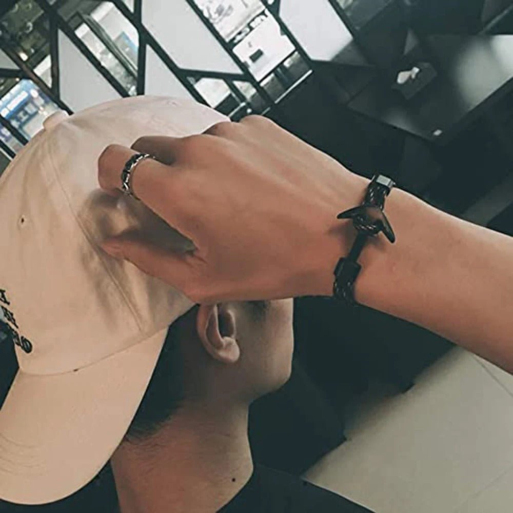 Vater &amp; Sohn – Armband mit nautischem Anker – für immer verbunden
