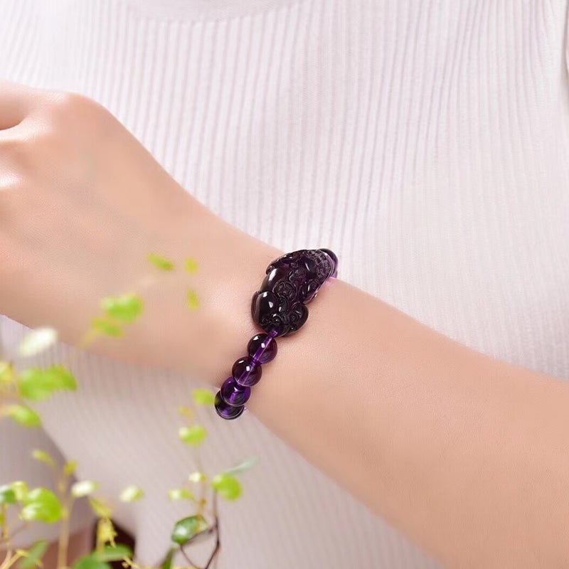 Feng Shui Amethyst Wealth Bracelet