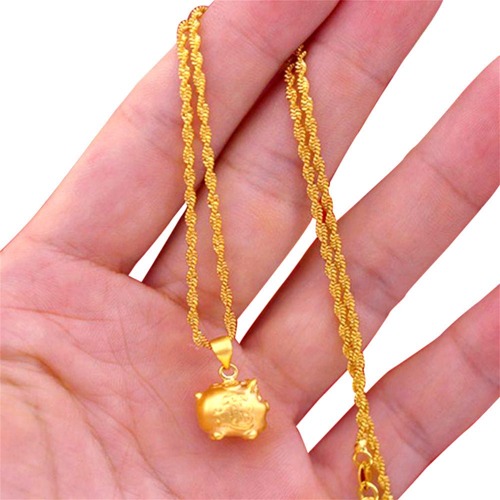 FENG SHUI LUCKY PIG FORTUNE NECKLACE