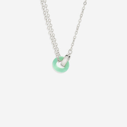 Collier de connexion en pierres précieuses