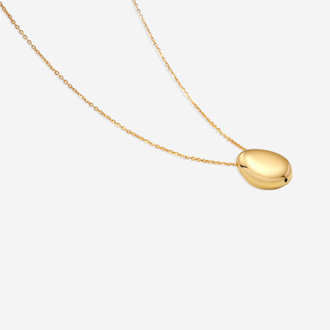 Collier pendentif galet