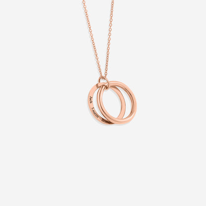 Hidden Message Ring Necklace