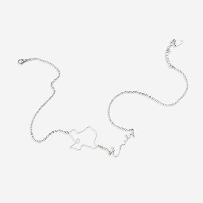 State Pride Name Necklace