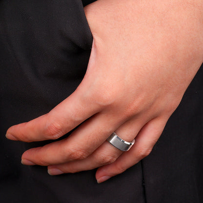 Bague pour homme en tungstène