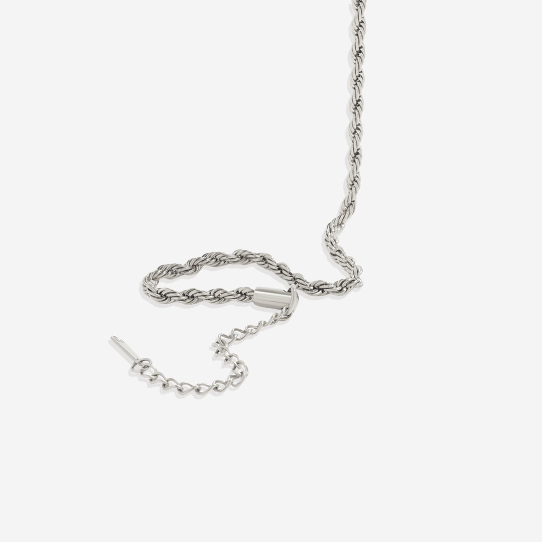 Bracelet chaîne corde essentiel