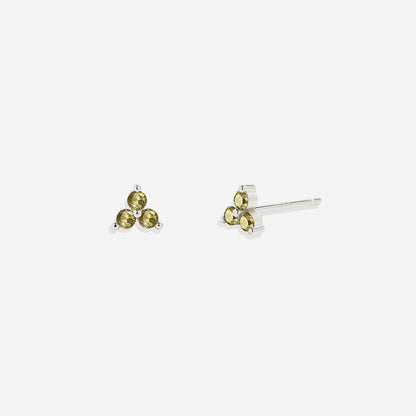 Boucles d'oreilles avec pierre de naissance Trinity