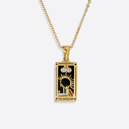 Le collier de tarot du magicien