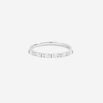 Bague en diamant baguette
