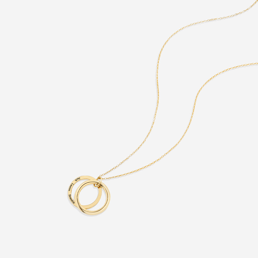 Hidden Message Ring Necklace