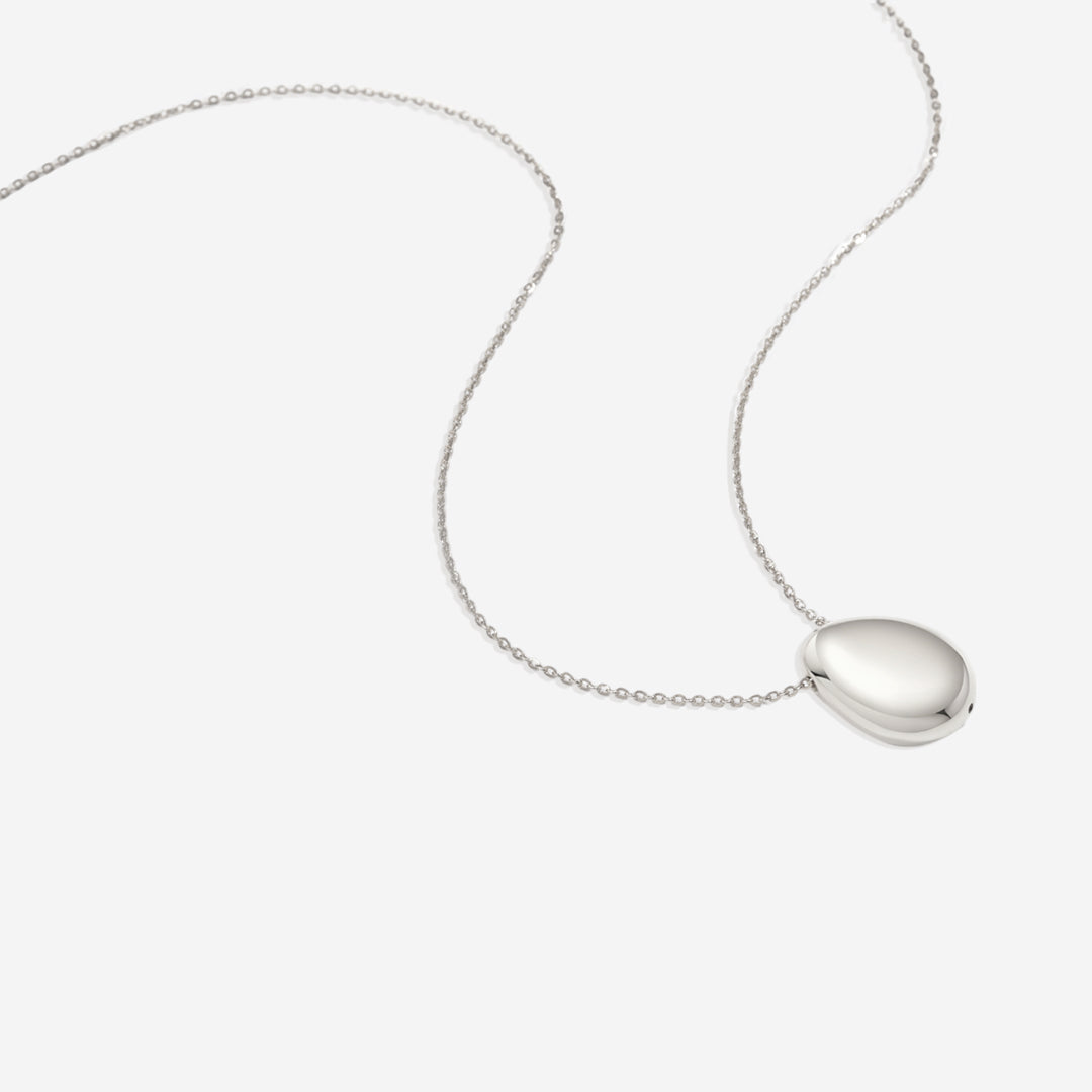 Collier pendentif galet