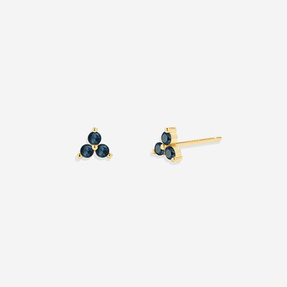 Boucles d'oreilles avec pierre de naissance Trinity