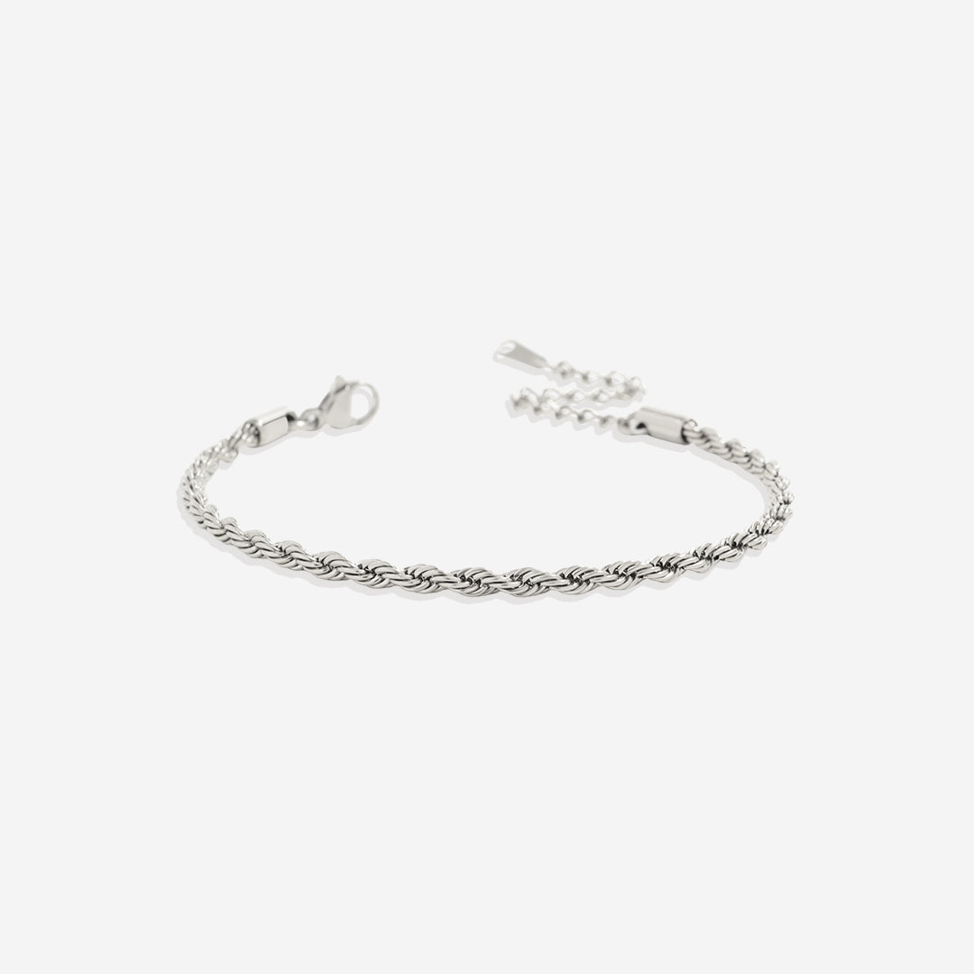 Bracelet chaîne corde essentiel