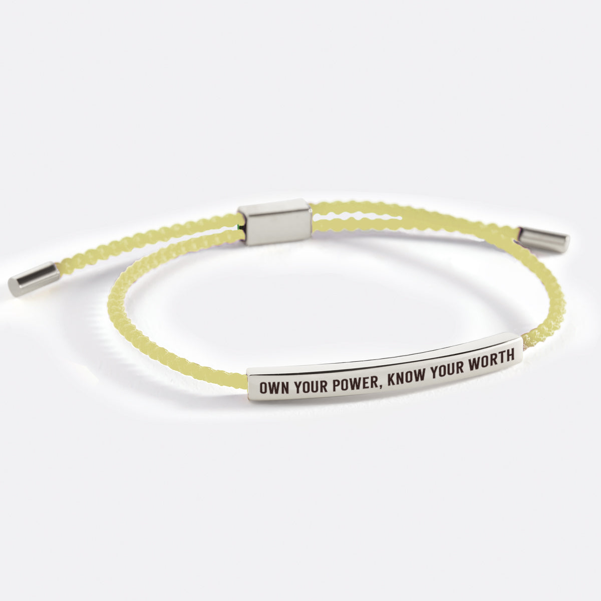 Bracelet Inspirez-vous de votre pouvoir, connaissez votre valeur