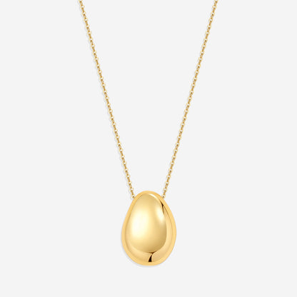 Collier pendentif galet