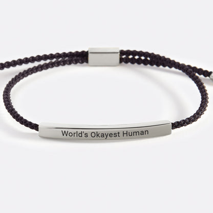 Bracelet d'inspiration « L'être humain le plus gentil du monde »