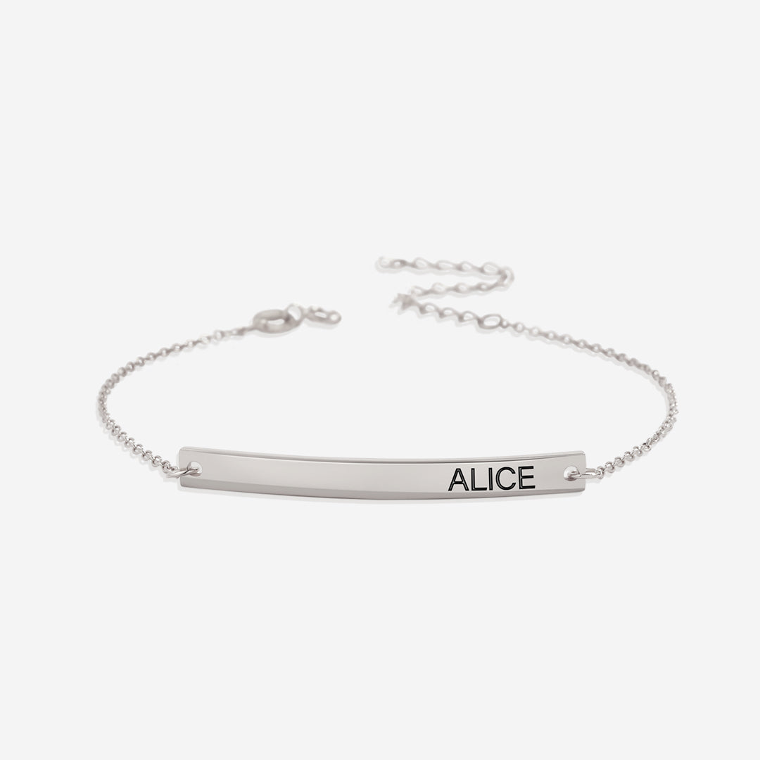 Bracelet délicat avec pierre de naissance
