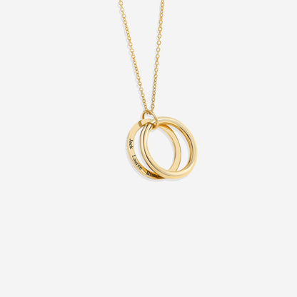 Hidden Message Ring Necklace