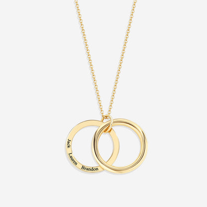 Hidden Message Ring Necklace