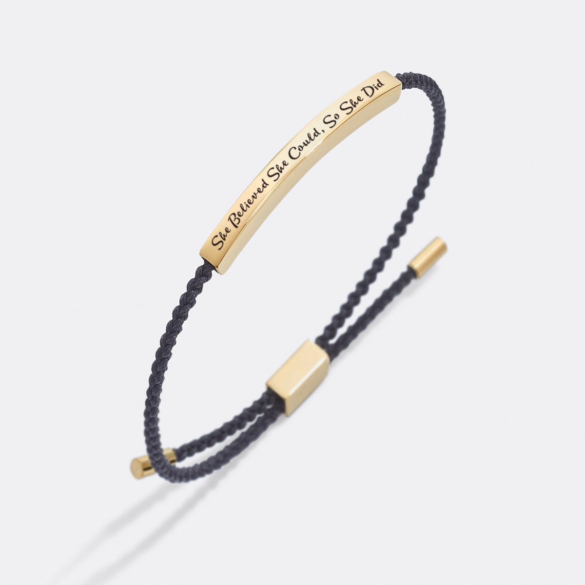 She Believed She Could, So She Did Inspire Bracelet