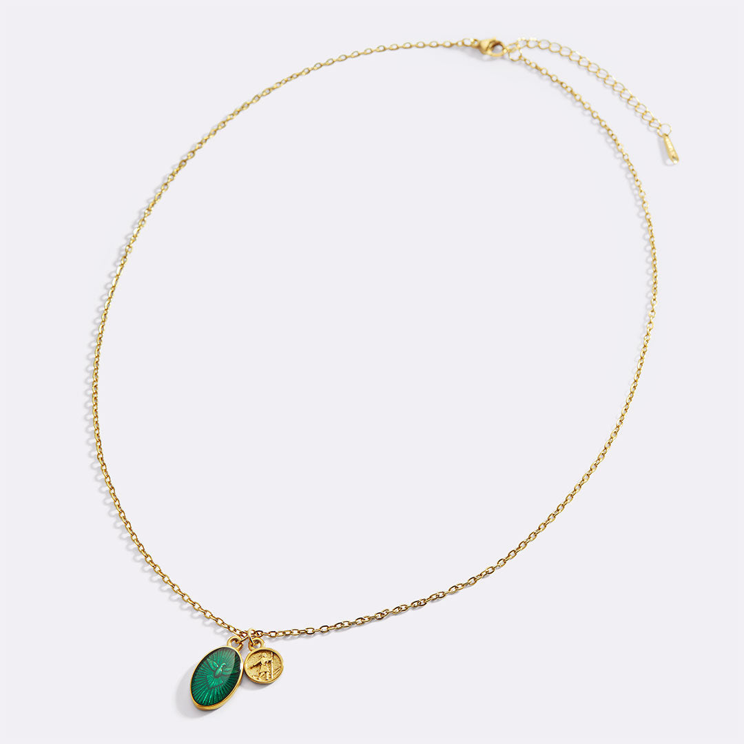 Collier pendentif paix