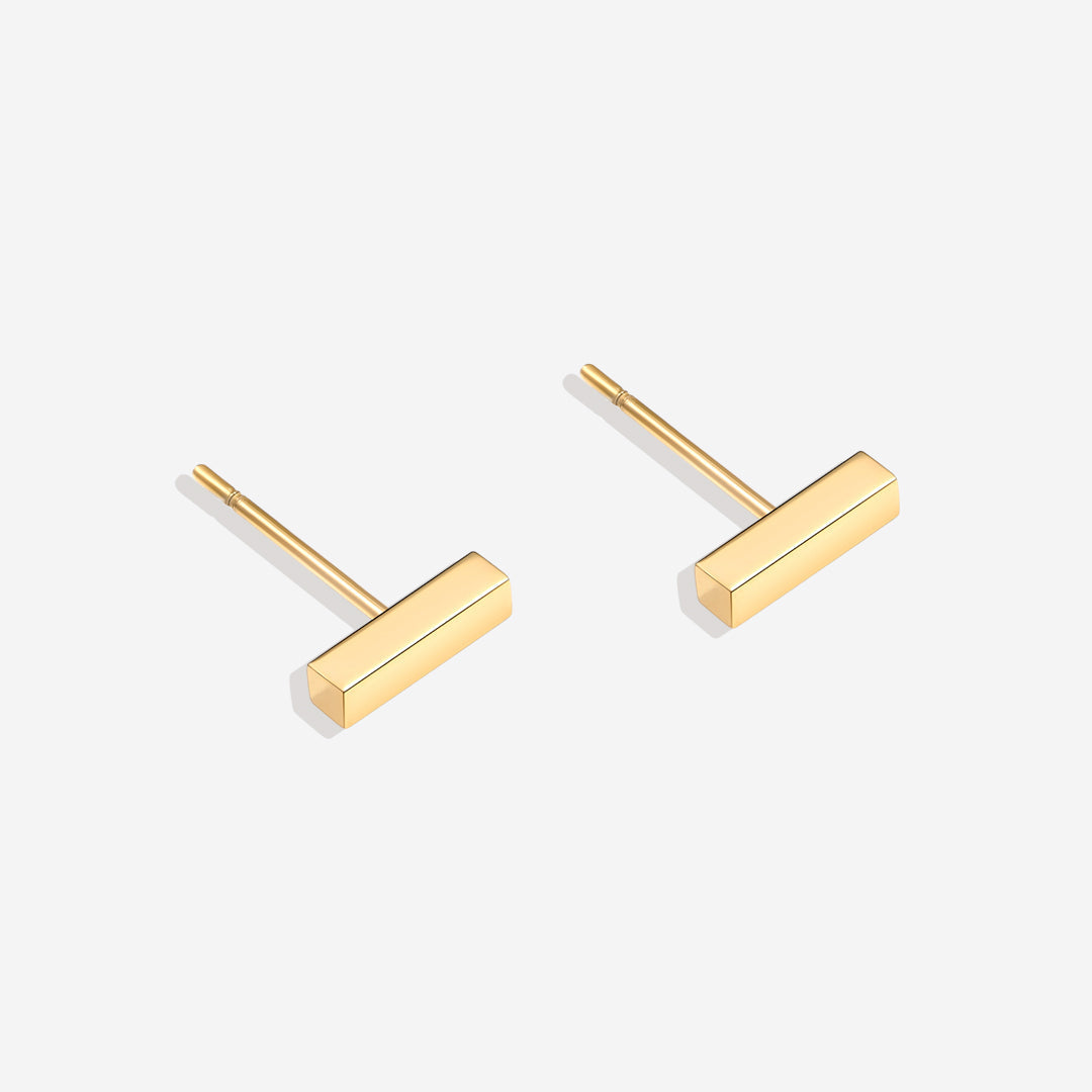Boucles d'oreilles à barre délicate