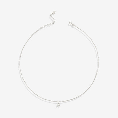 Collier avec pendentif en grosse lettre