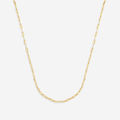 Collier chaîne pétale
