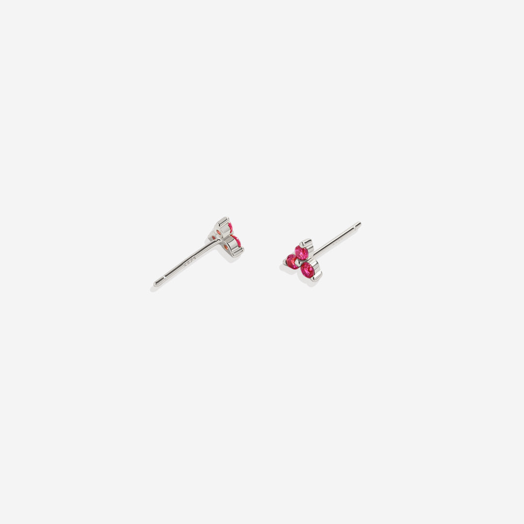 Boucles d'oreilles avec pierre de naissance Trinity