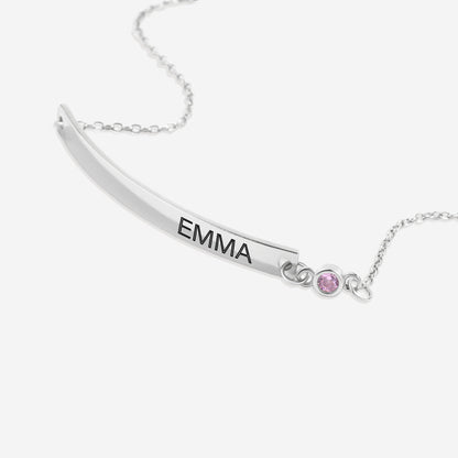 Bracelet délicat avec pierre de naissance