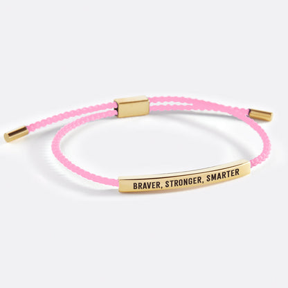 Bracelet Inspire Plus courageux, plus fort, plus intelligent