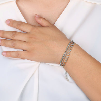 Bracelet chaîne corde essentiel