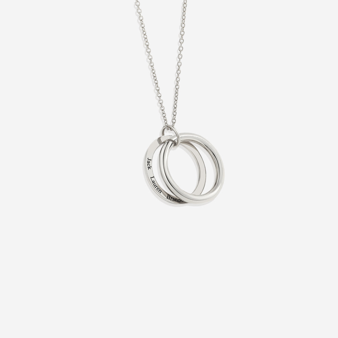 Hidden Message Ring Necklace