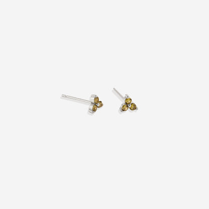 Boucles d'oreilles avec pierre de naissance Trinity