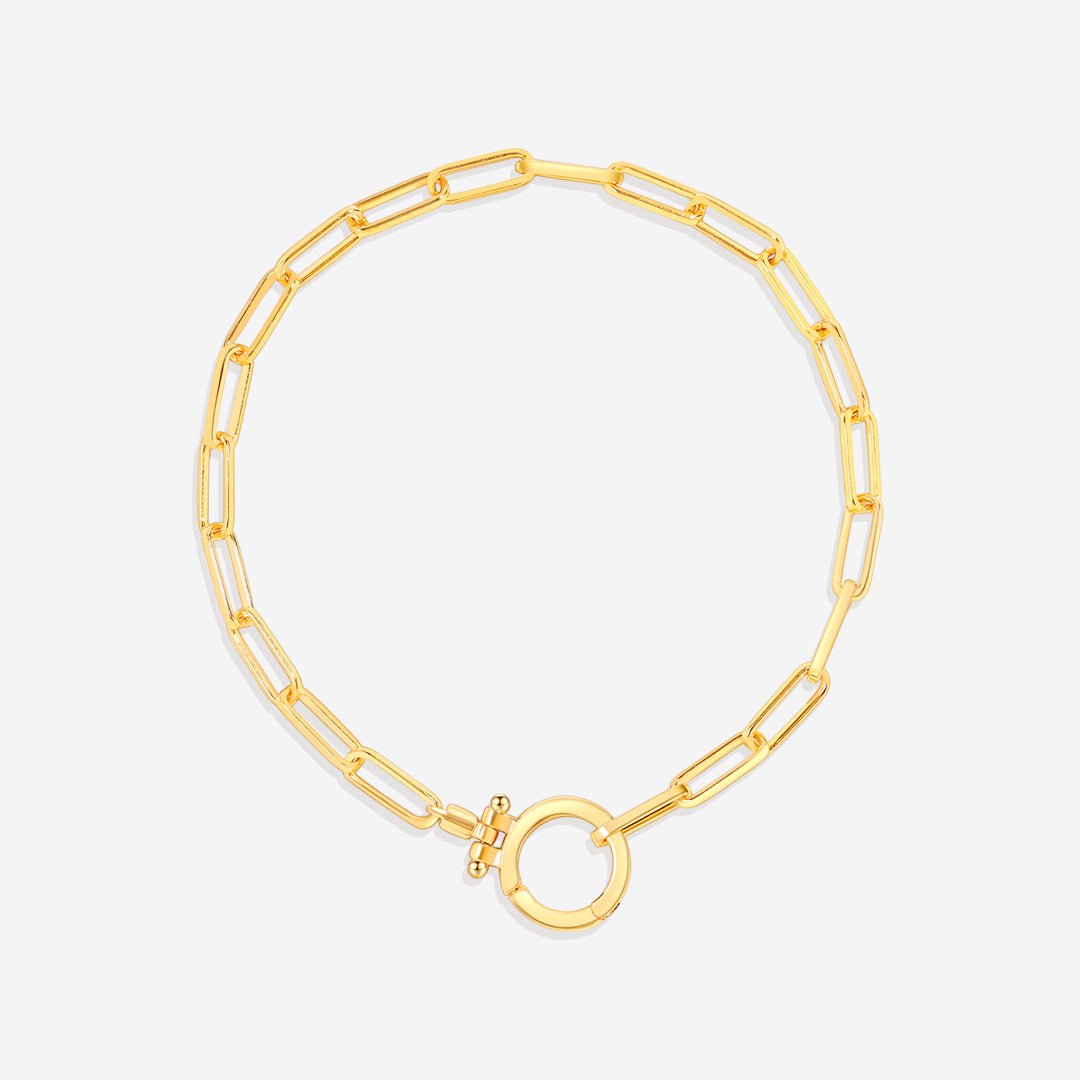 Bracelet trombone menthe
