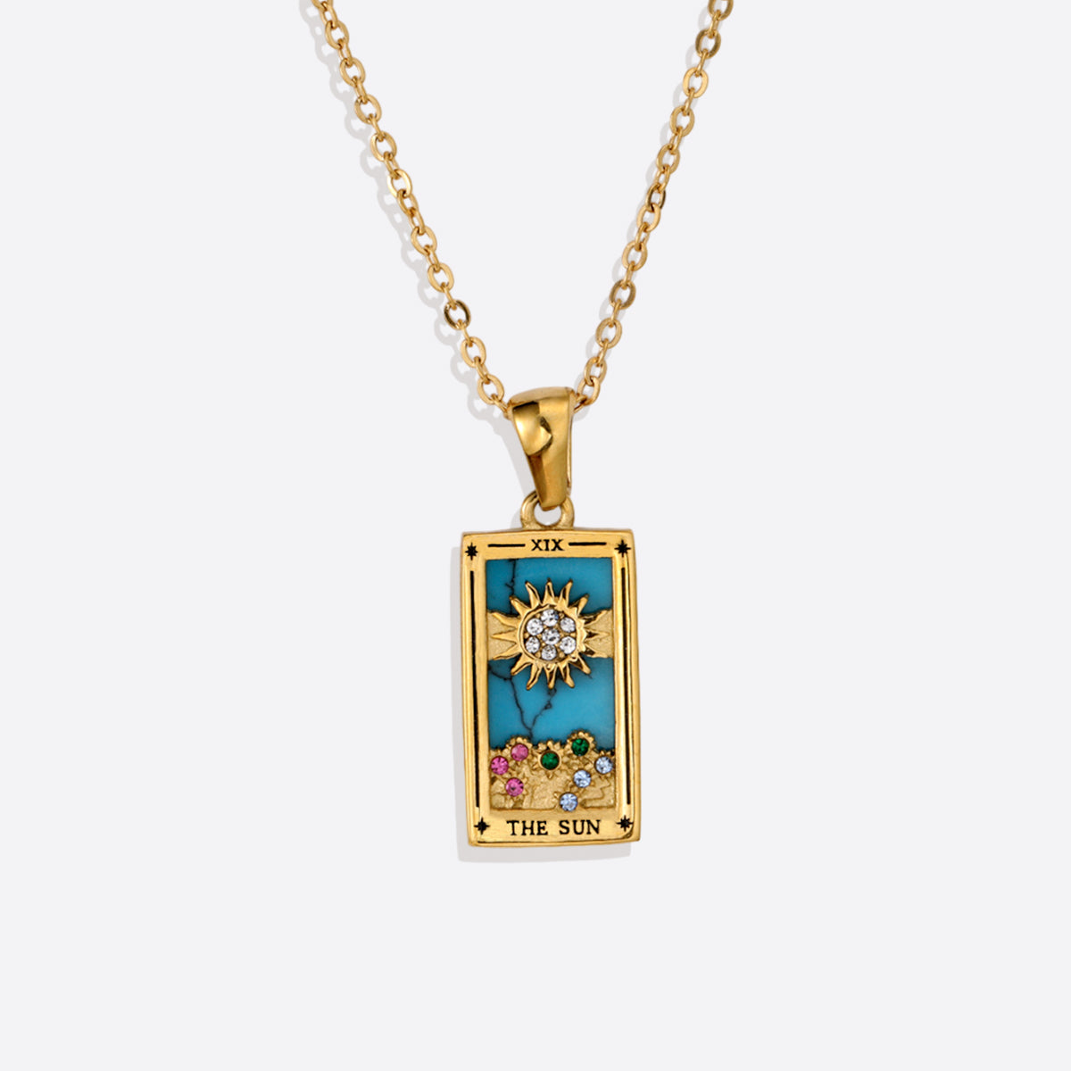 Le collier de tarot du soleil