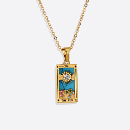 Le collier de tarot du soleil
