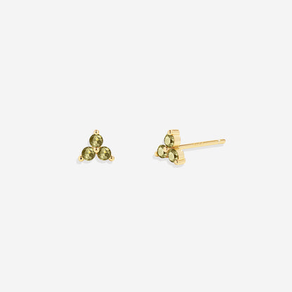 Boucles d'oreilles avec pierre de naissance Trinity