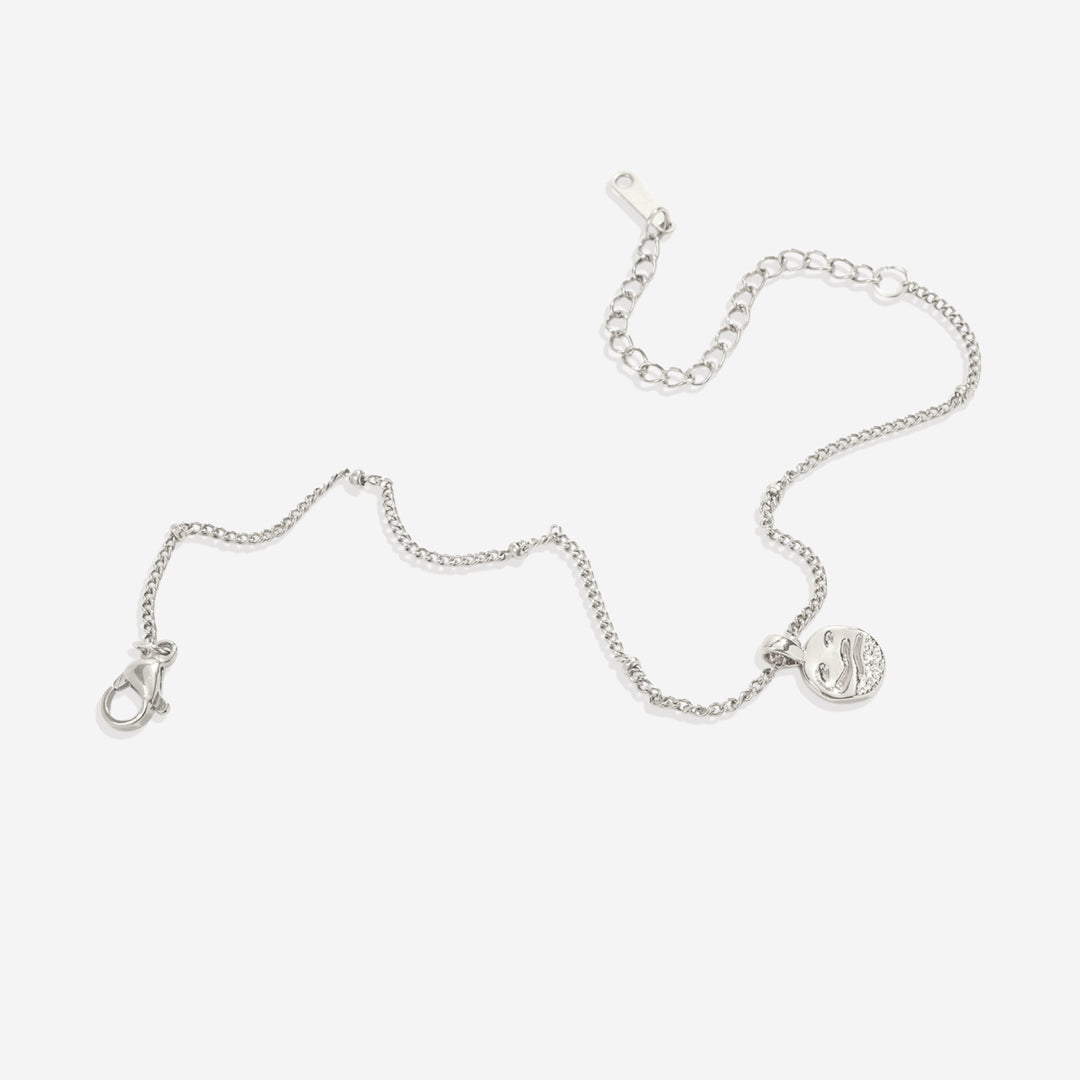 Bracelet délicat motif vagues côtières