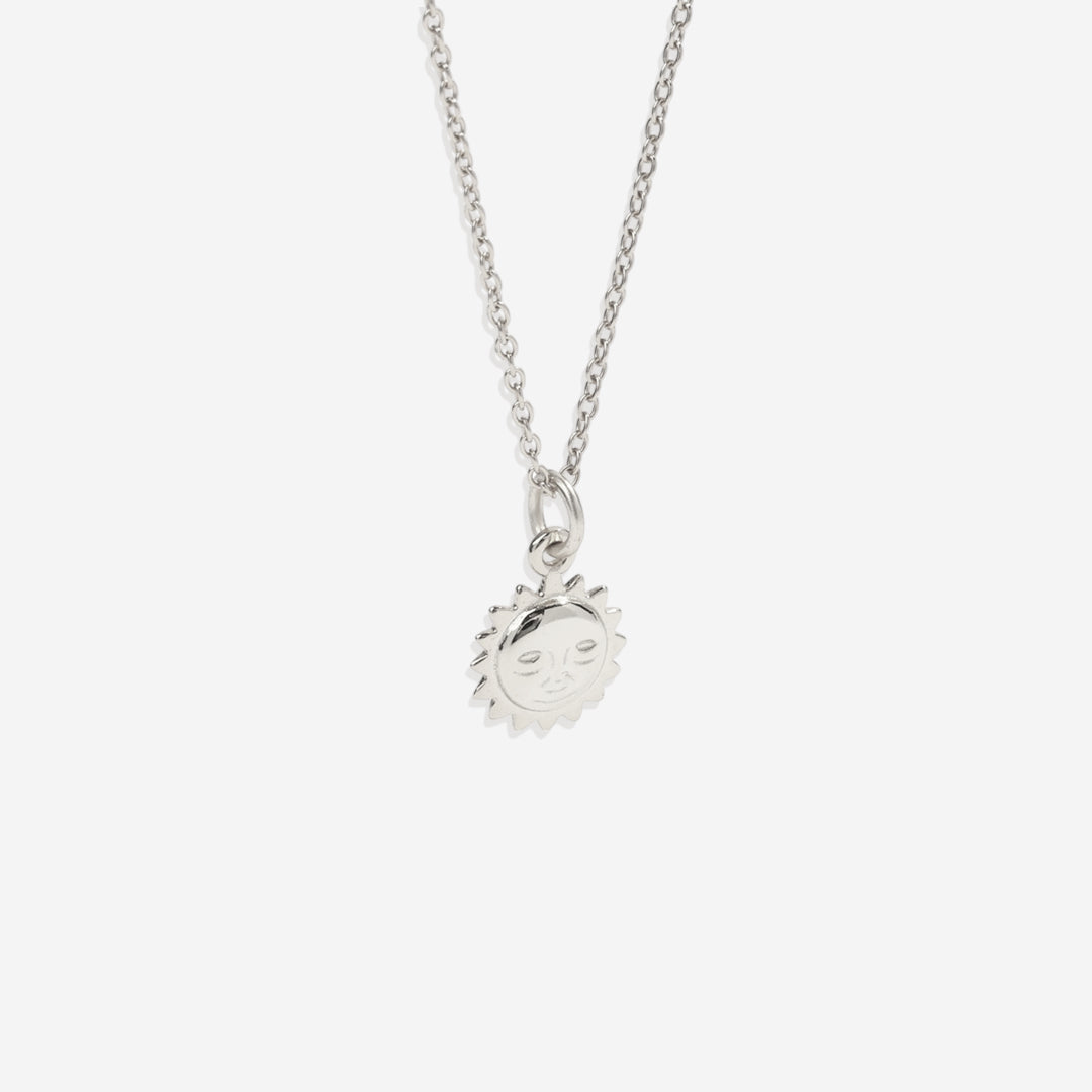 Sun Charm Pendant Necklace