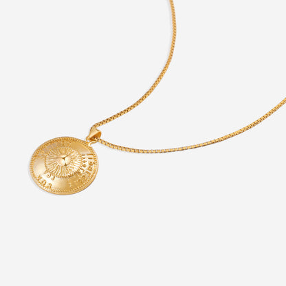 Collier pendentif soleil