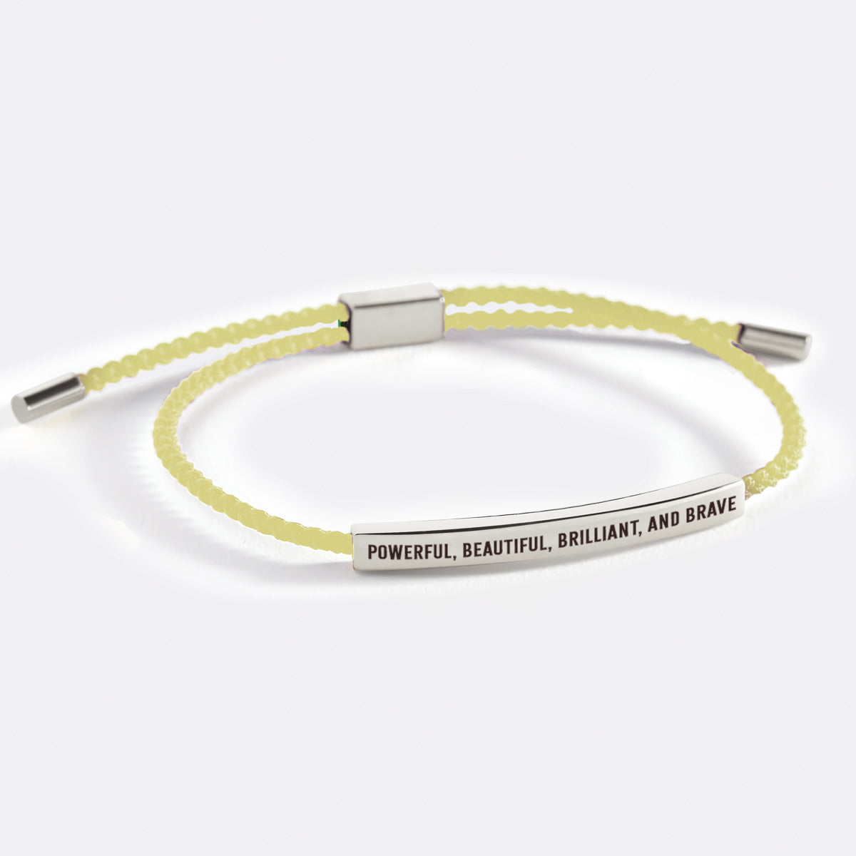 Bracelet Inspire puissant, beau, brillant et courageux