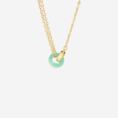 Collier de connexion en pierres précieuses